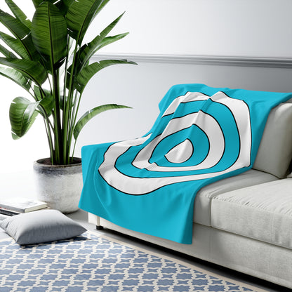 Honduras Retro Target Blanket Throw