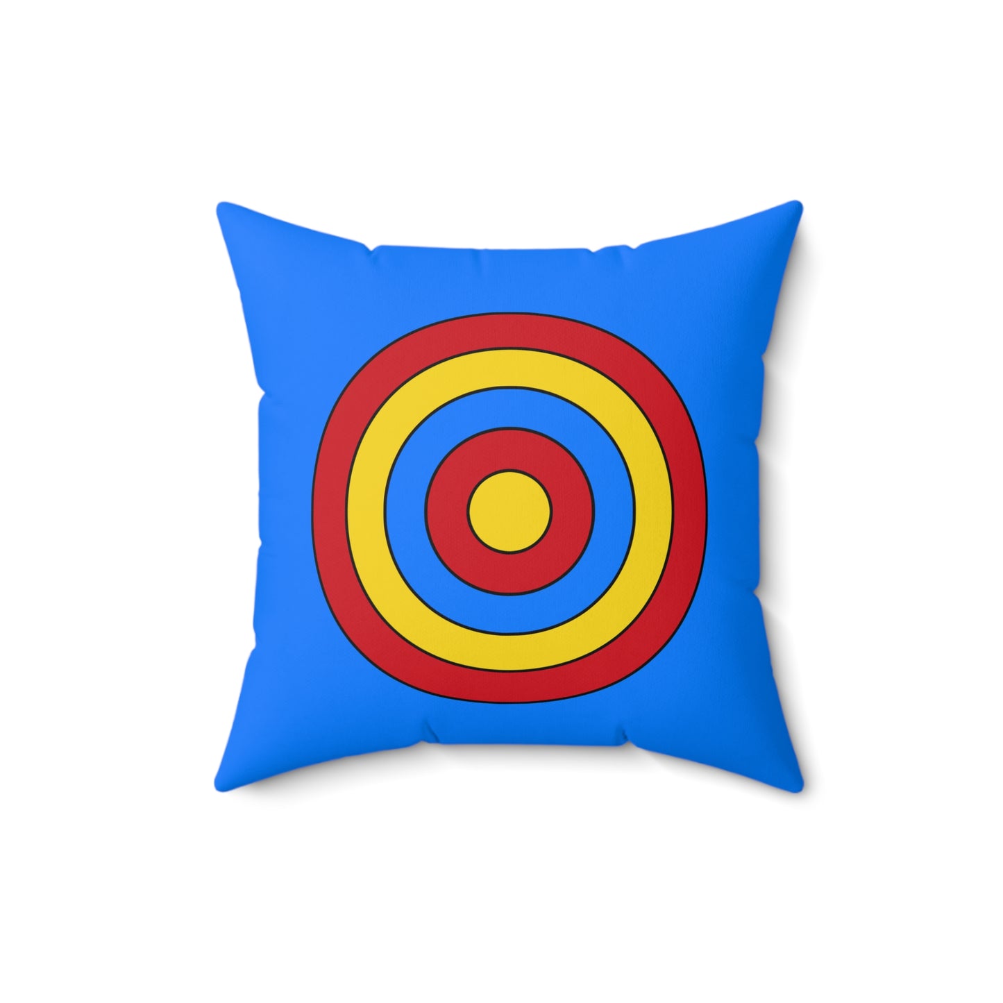 Democratic Republic of the Congo Retro Target Cushion Pillow