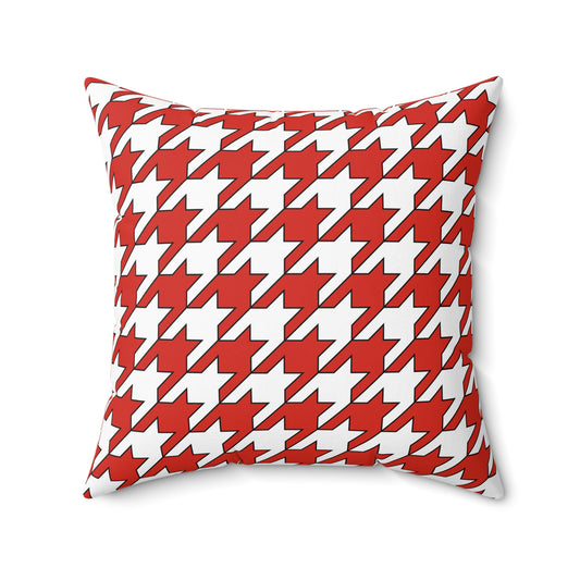 Canada Retro Houndstooth Cushion Pillow