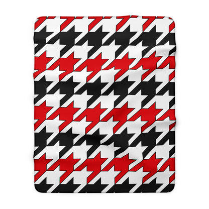 Gibraltar Retro Houndstooth Blanket Throw