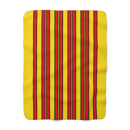 Catalonia Retro Stripes Blanket Throw