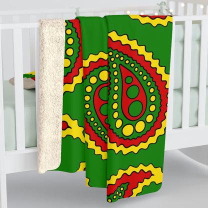 Togo Retro Paisley Blanket Throw