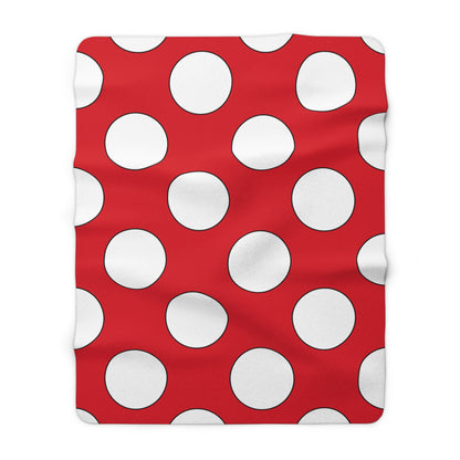 Peru Retro Polka Dots Blanket Throw