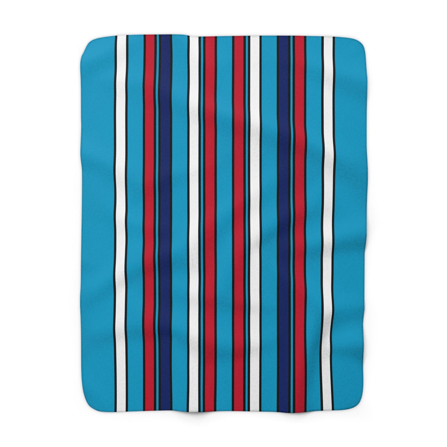 Tuvalu Retro Stripes Blanket Throw