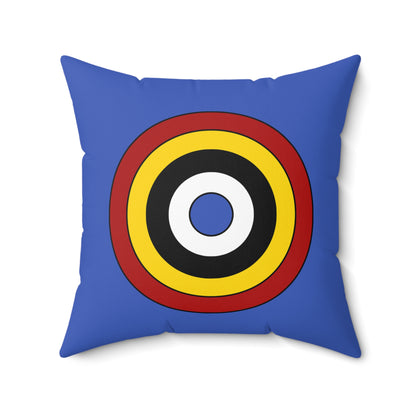 Eswatini Retro Target Cushion Pillow