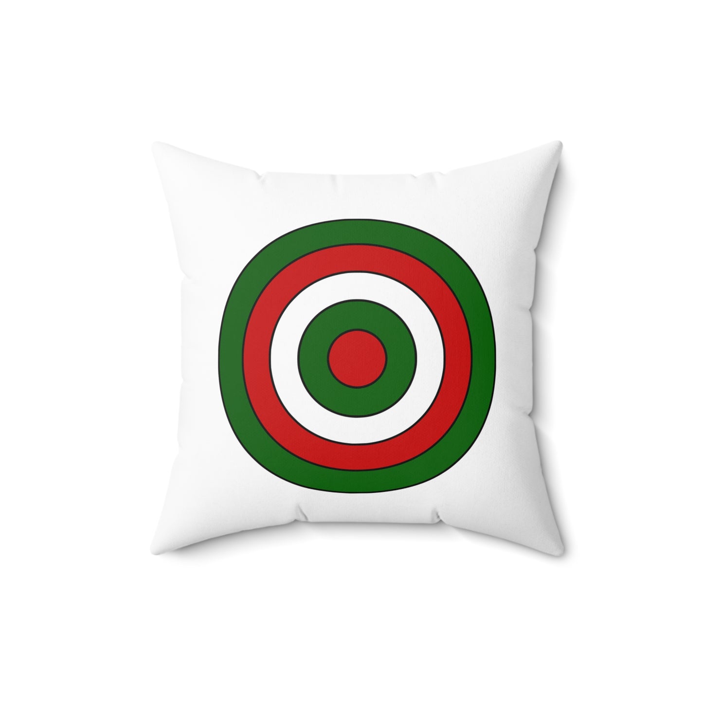 Tajikistan Retro Target Cushion Pillow