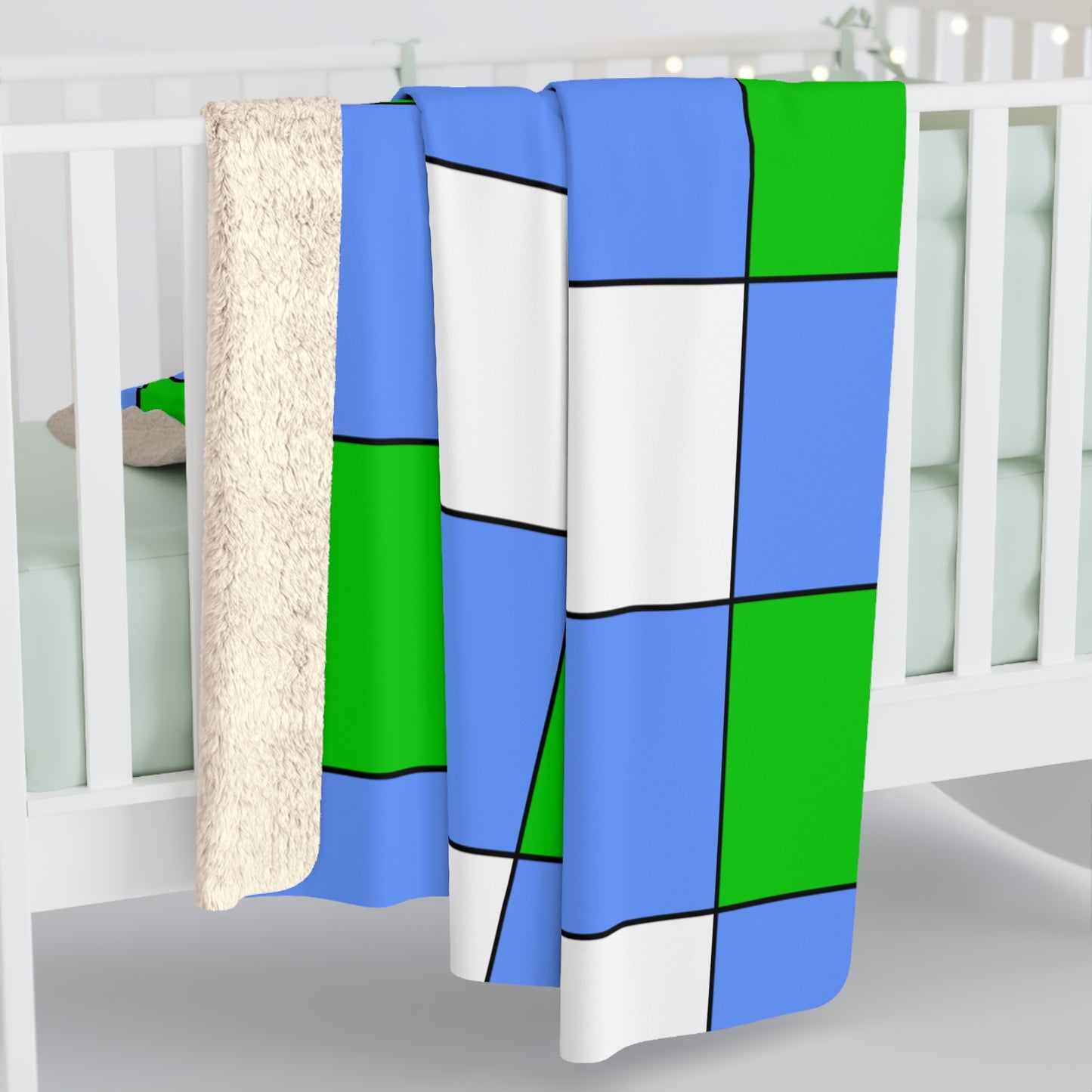 Djibouti Retro Check Blanket Throw