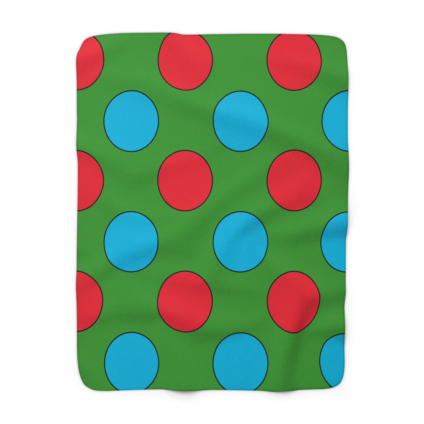 Azerbaijan Retro Polka Dots Blanket Throw