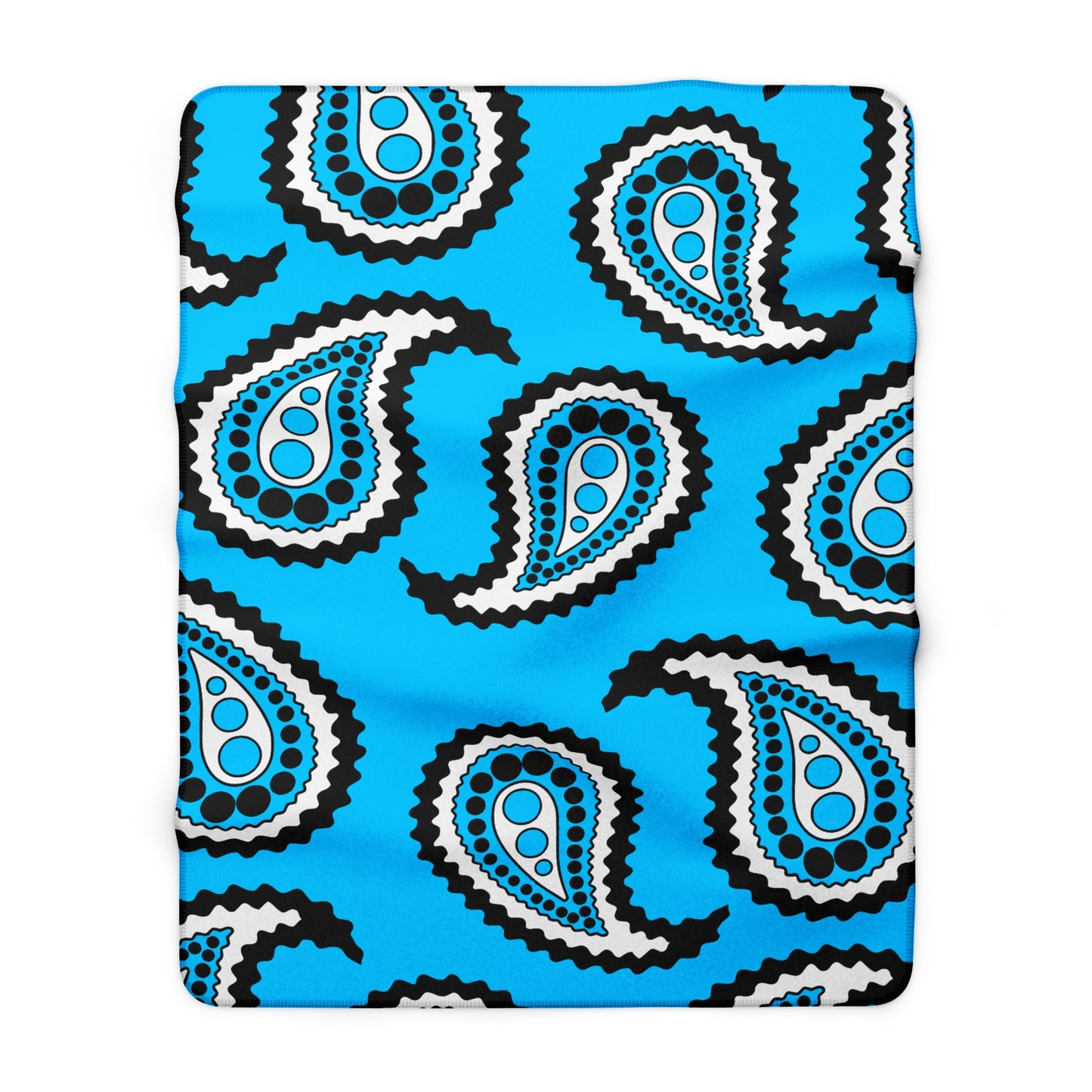 Botswana Retro Paisley Blanket Throw
