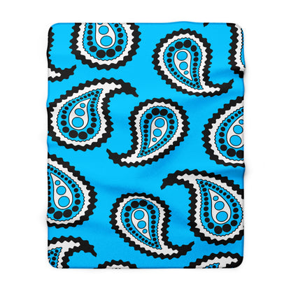 Botswana Retro Paisley Blanket Throw