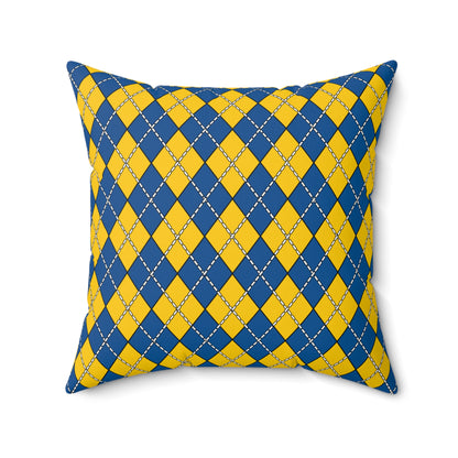 Sweden Retro Argyle Cushion Pillow