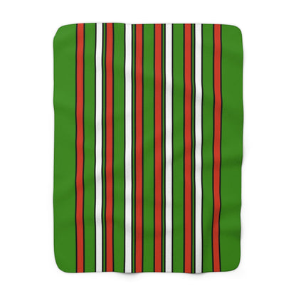 Hungary Retro Stripes Blanket Throw