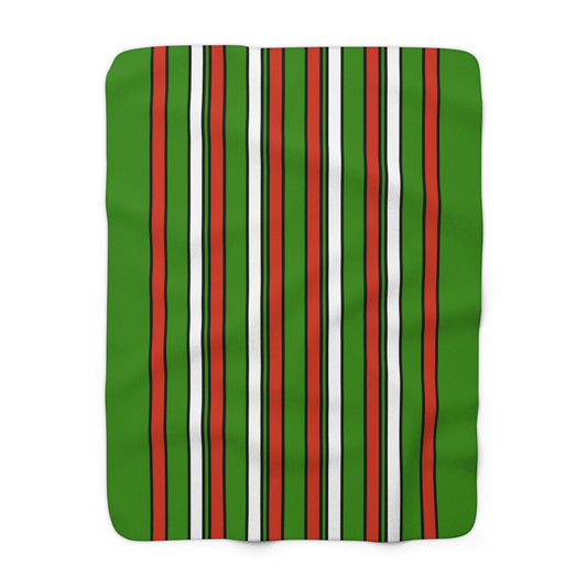 Hungary Retro Stripes Blanket Throw