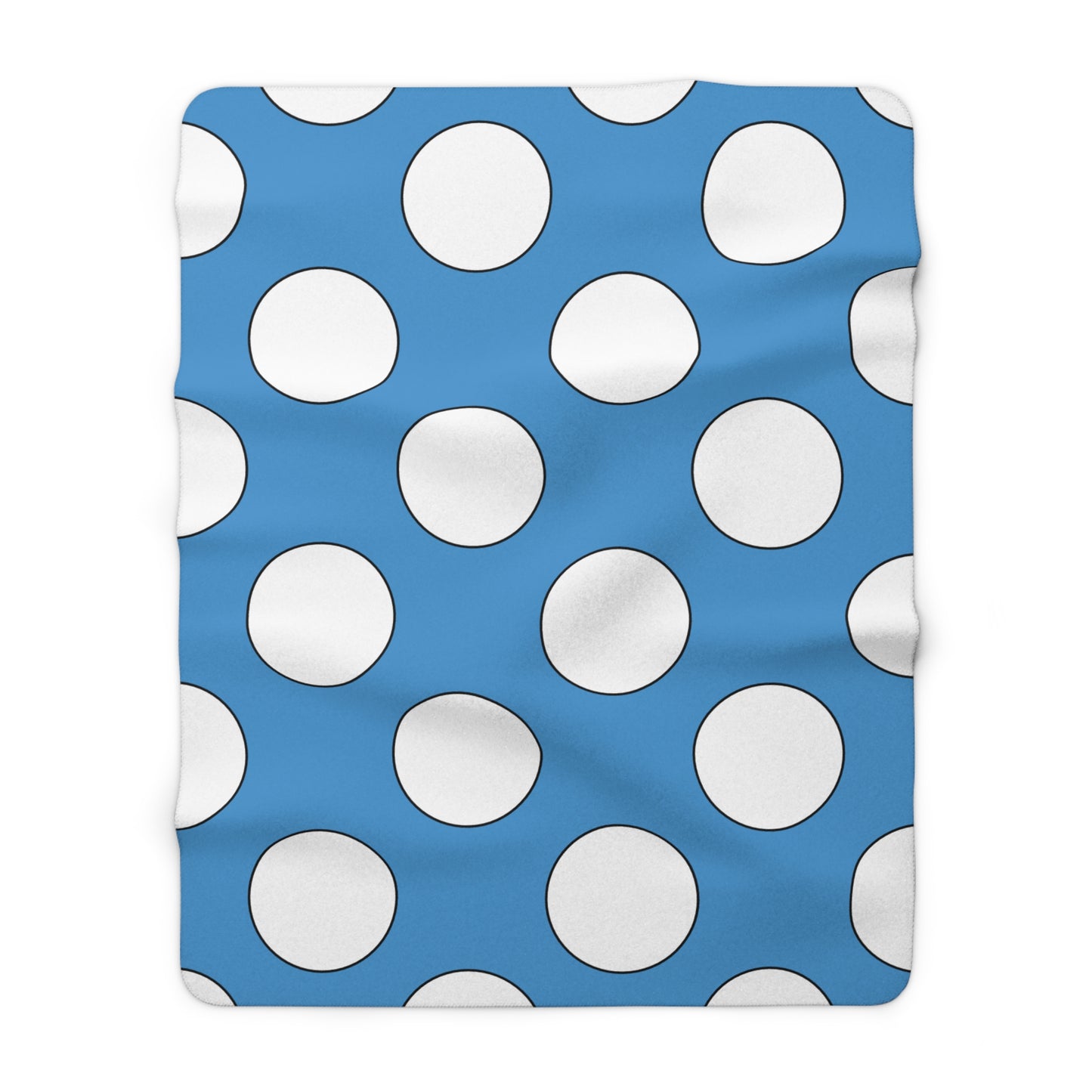 Guatemala Retro Polka Dots Blanket Throw