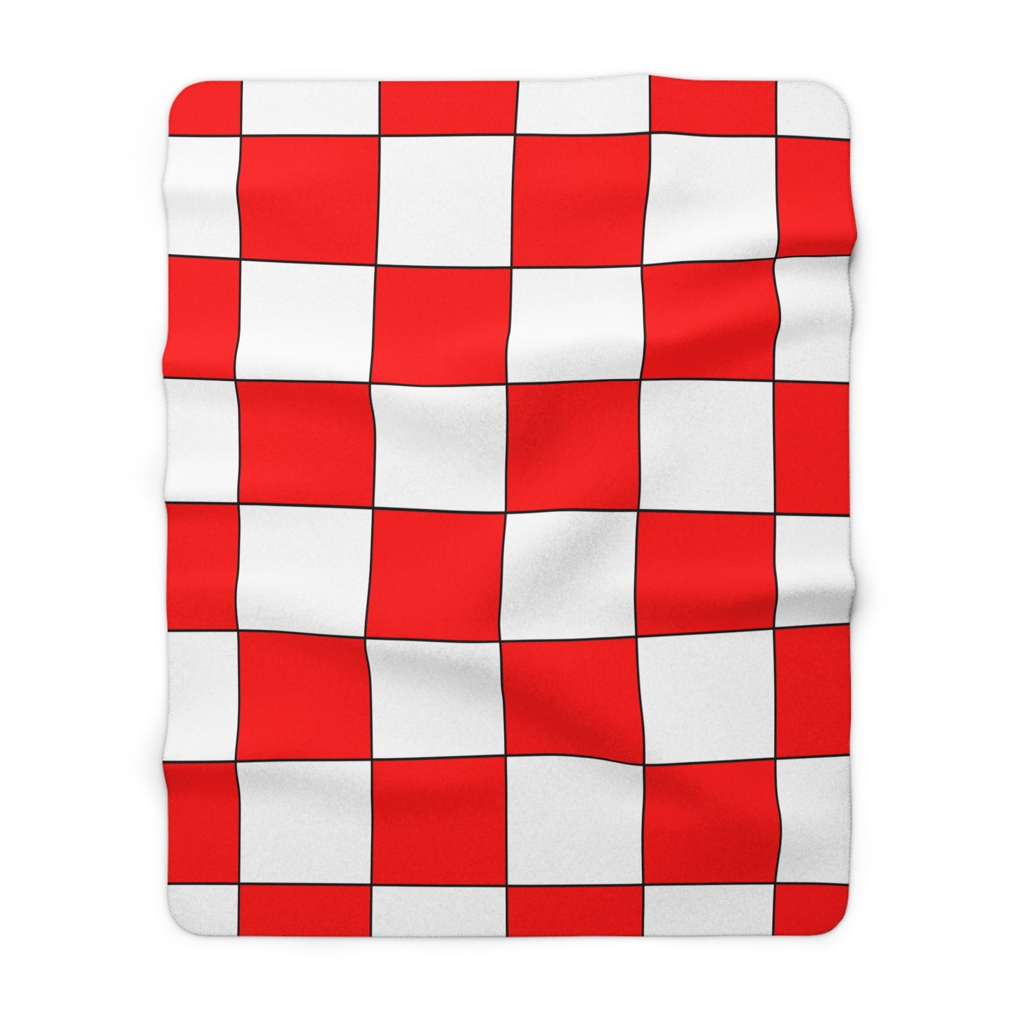 Switzerland Retro Check Blanket Throw