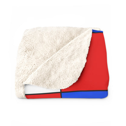 Puerto Rico Retro Check Blanket Throw
