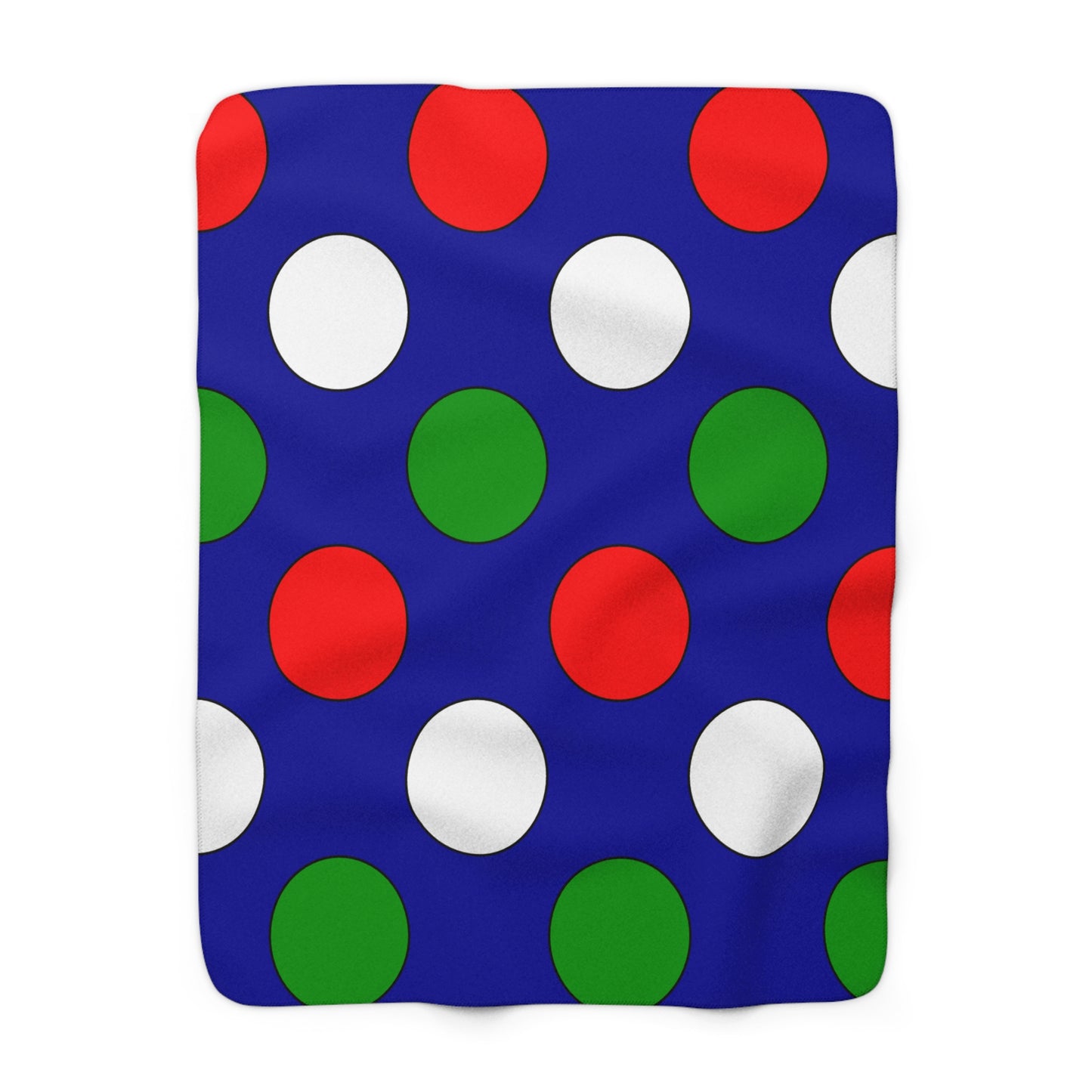 Gambia Retro Polka Dots Blanket Throw