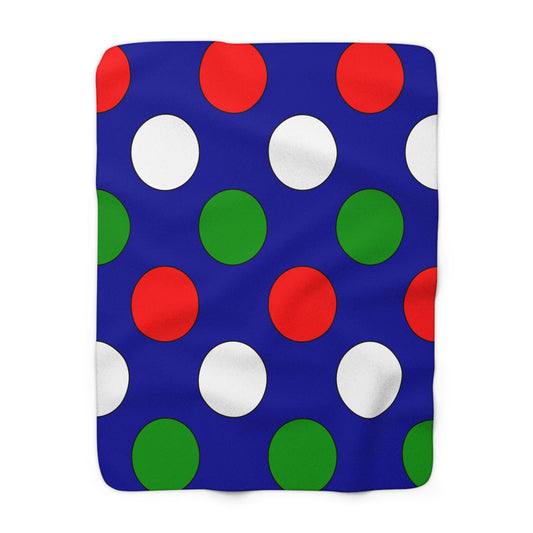Gambia Retro Polka Dots Blanket Throw