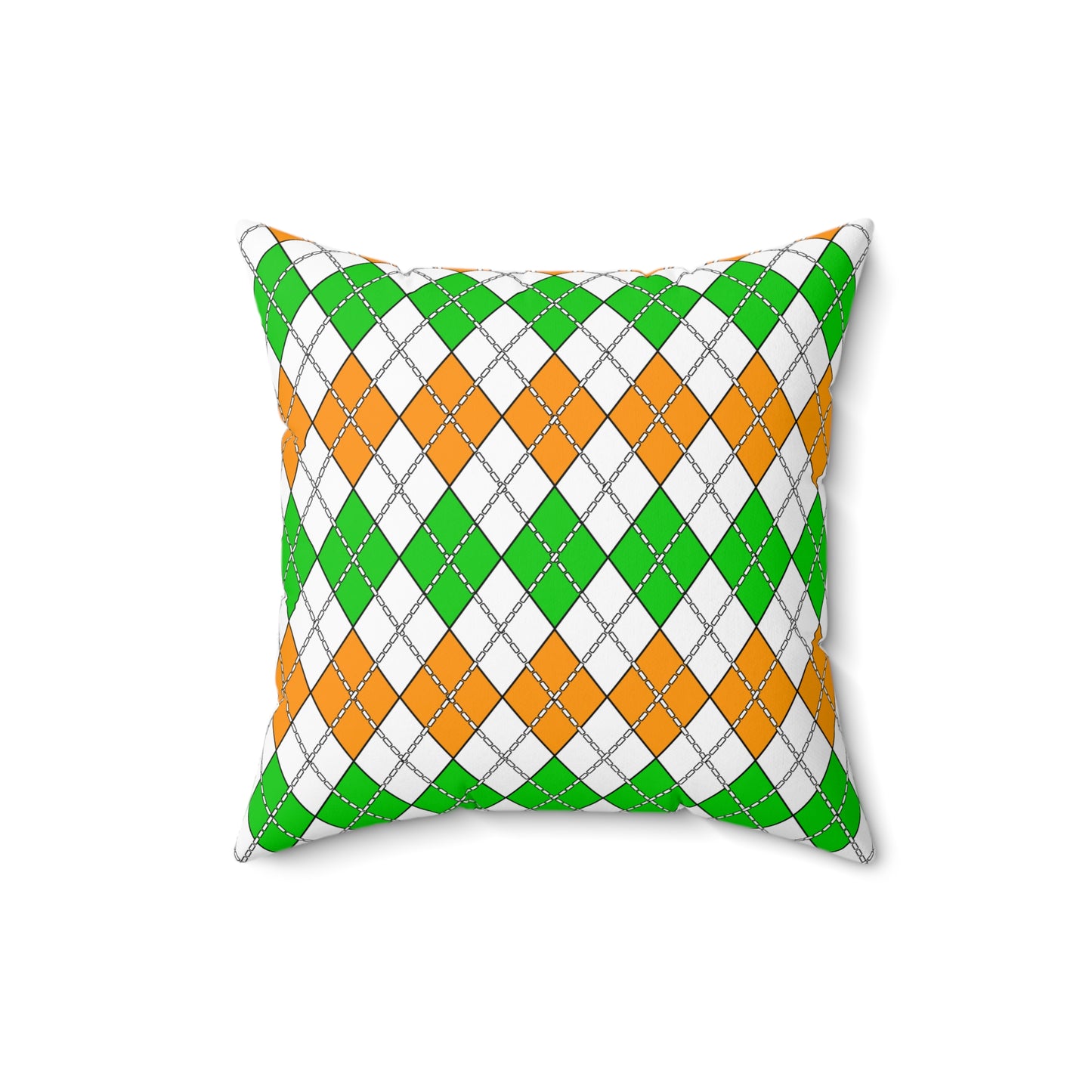 Cote Divoire Retro Argyle Cushion Pillow