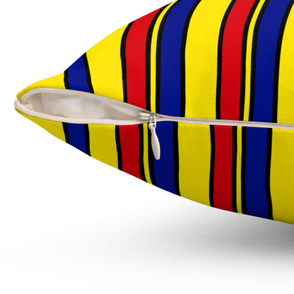 Colombia Retro Stripes Cushion Pillow