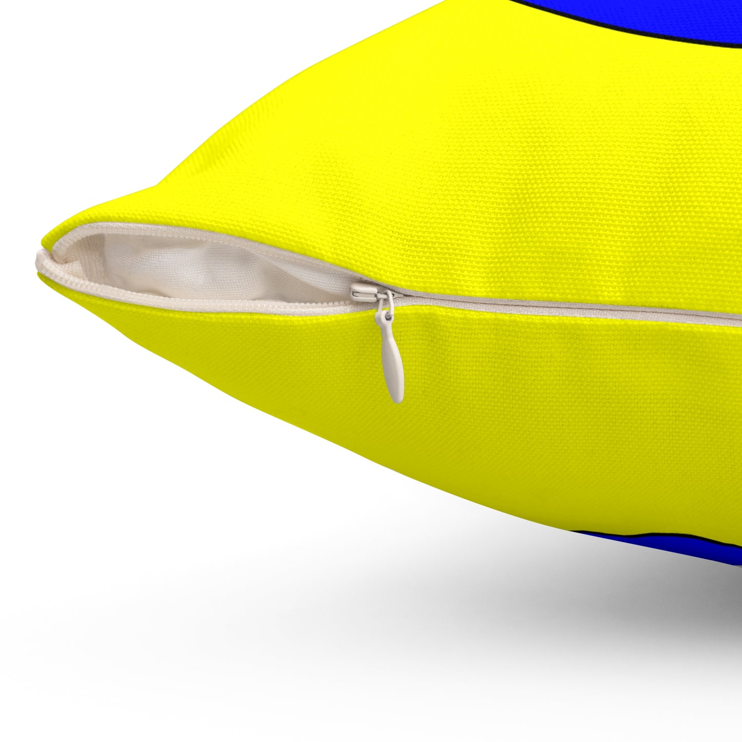 Yellow, Blue Retro Target Cushion Pillow