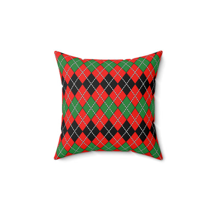 Malawi Retro Argyle Cushion Pillow