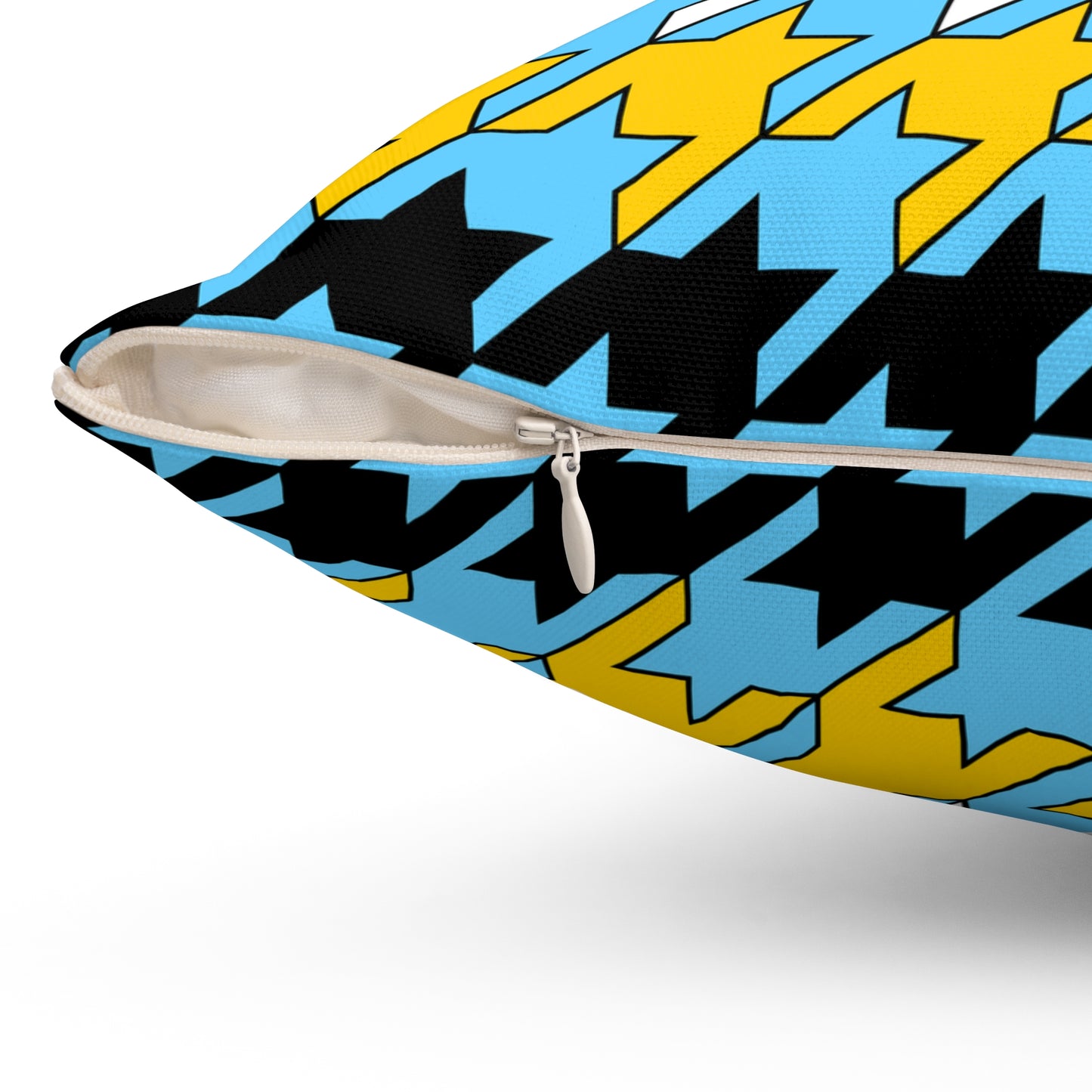 Saint Lucia Retro Houndstooth Cushion Pillow