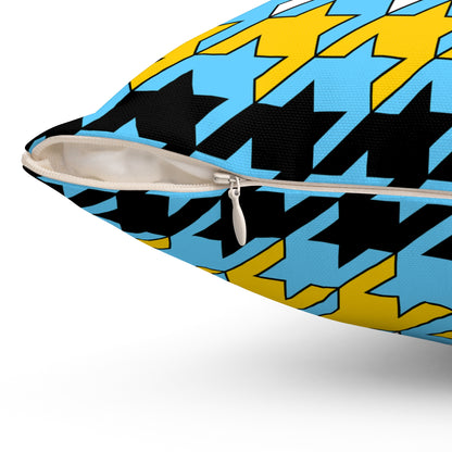 Saint Lucia Retro Houndstooth Cushion Pillow
