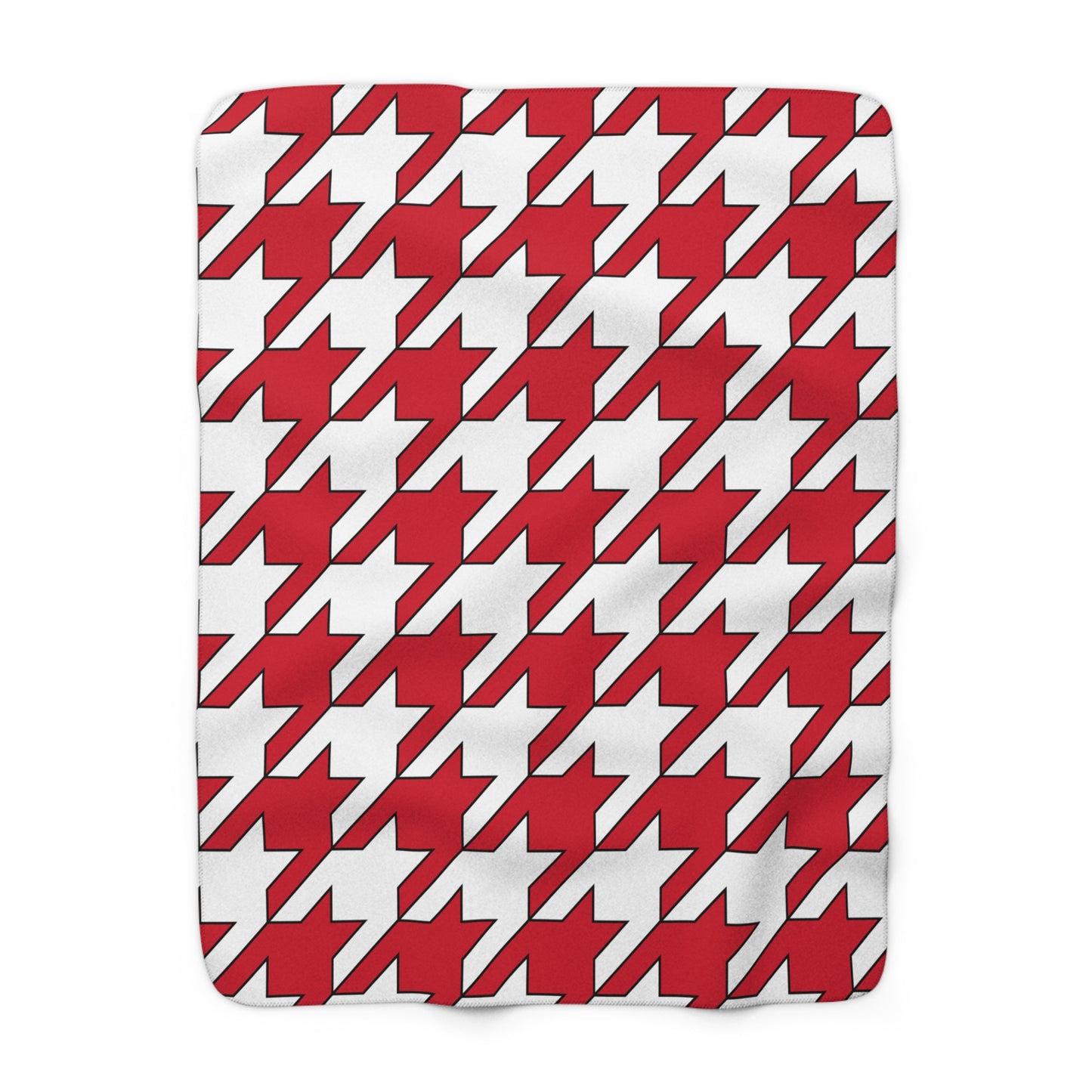 Malta Retro Houndstooth Blanket Throw