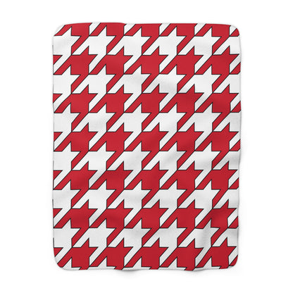 Malta Retro Houndstooth Blanket Throw