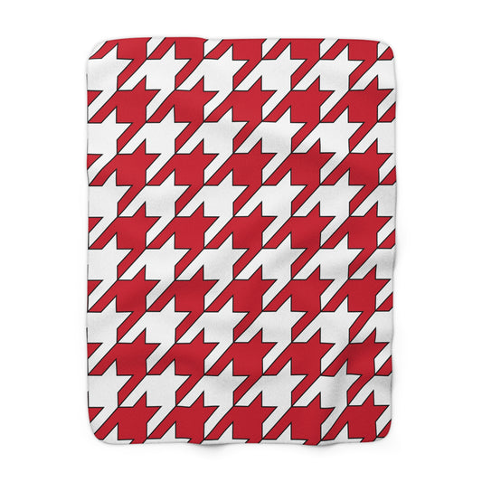 Malta Retro Houndstooth Blanket Throw