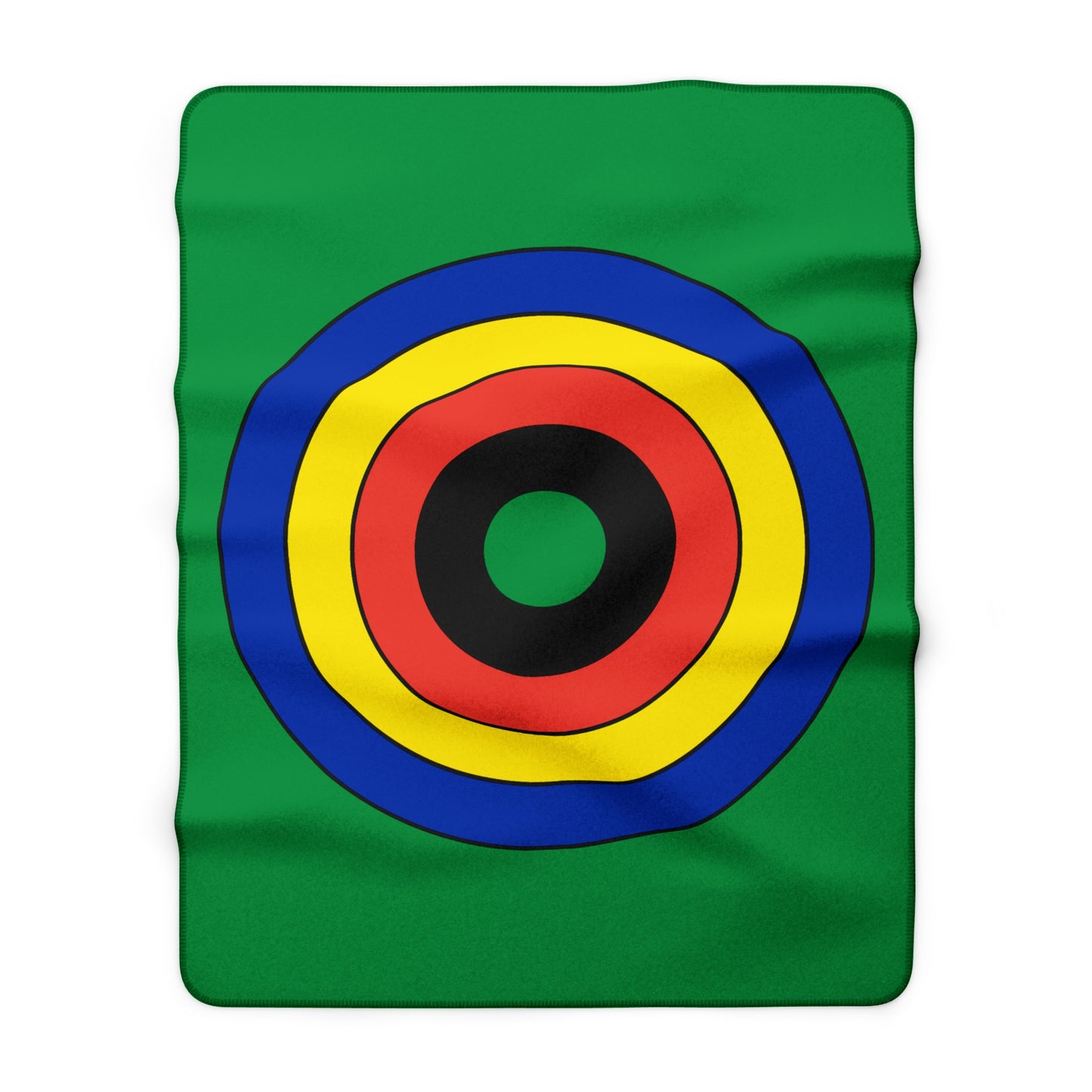 New Caledonia Retro Target Blanket Throw