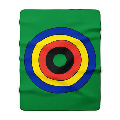 New Caledonia Retro Target Blanket Throw