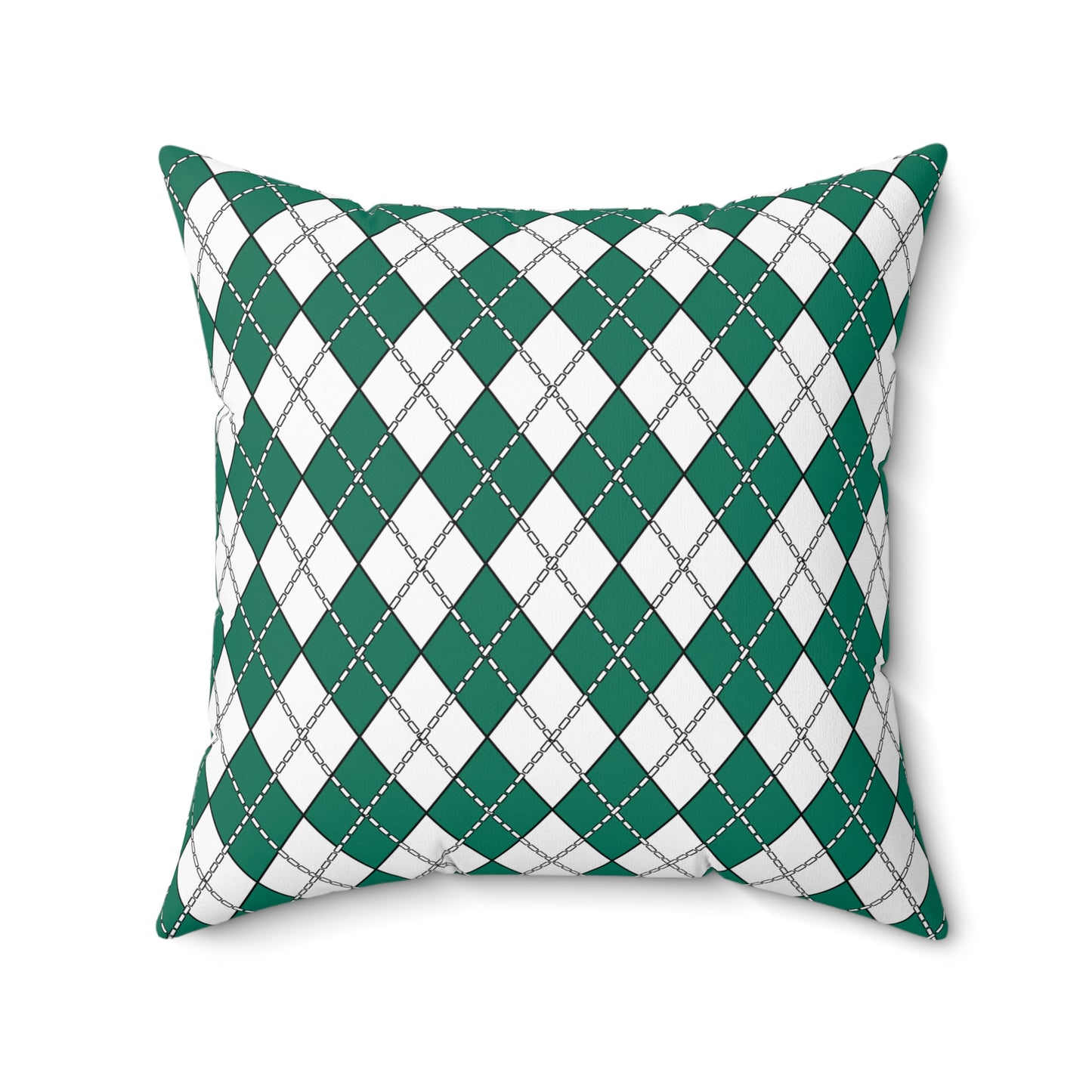 Macao Retro Argyle Cushion Pillow