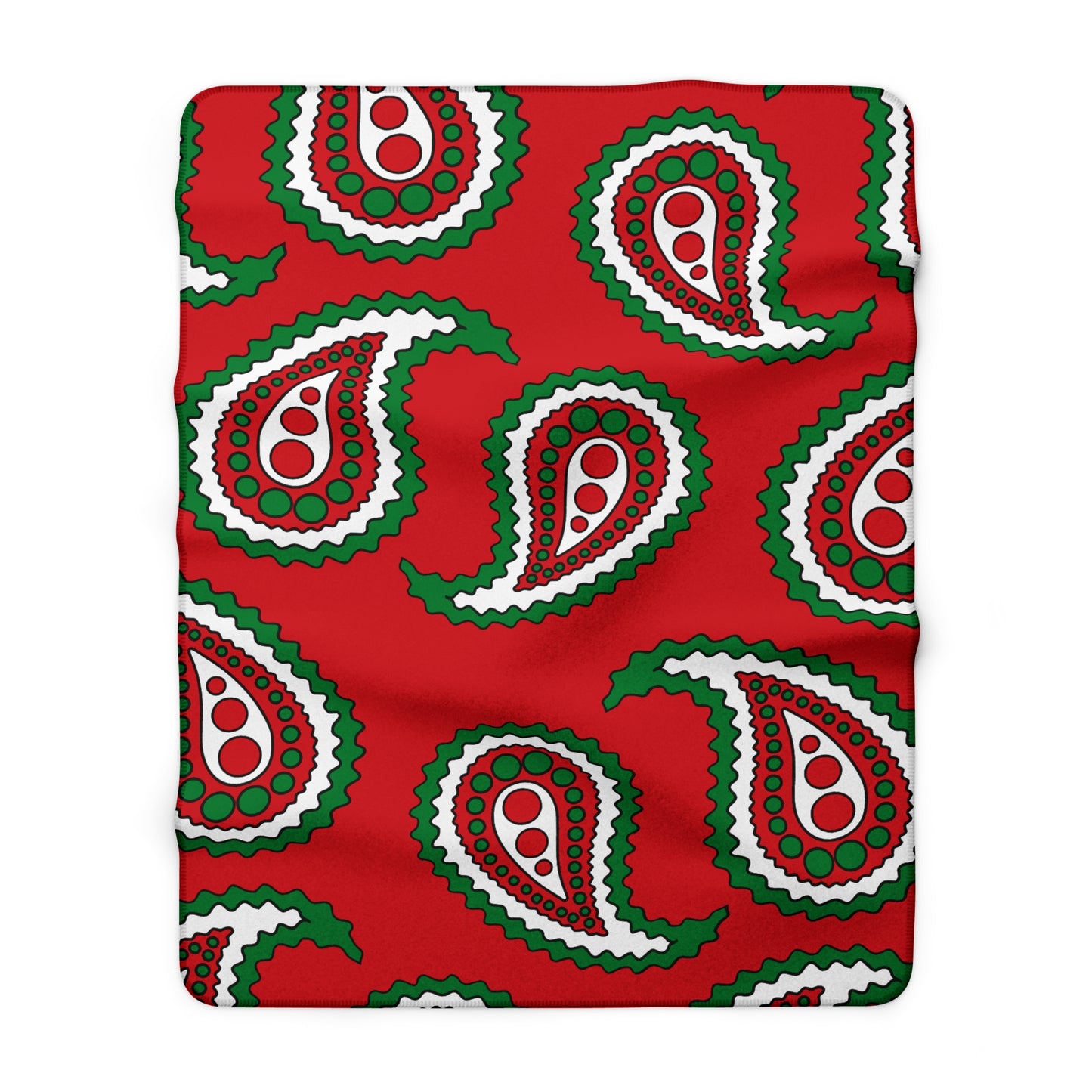 Belarus Retro Paisley Blanket Throw