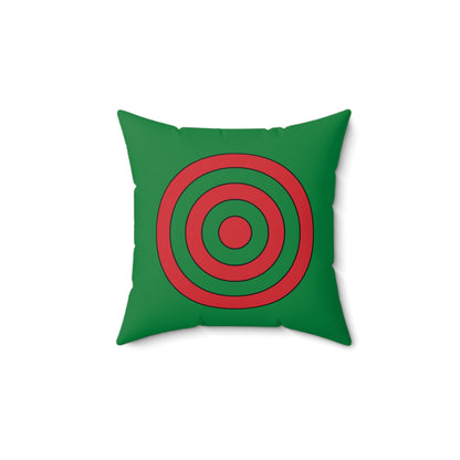 Turkmenistan Retro Target Cushion Pillow