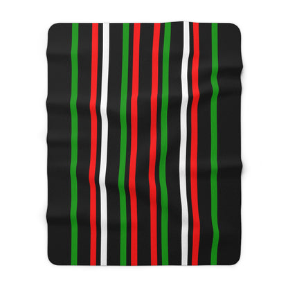 Sudan Retro Stripes Blanket Throw