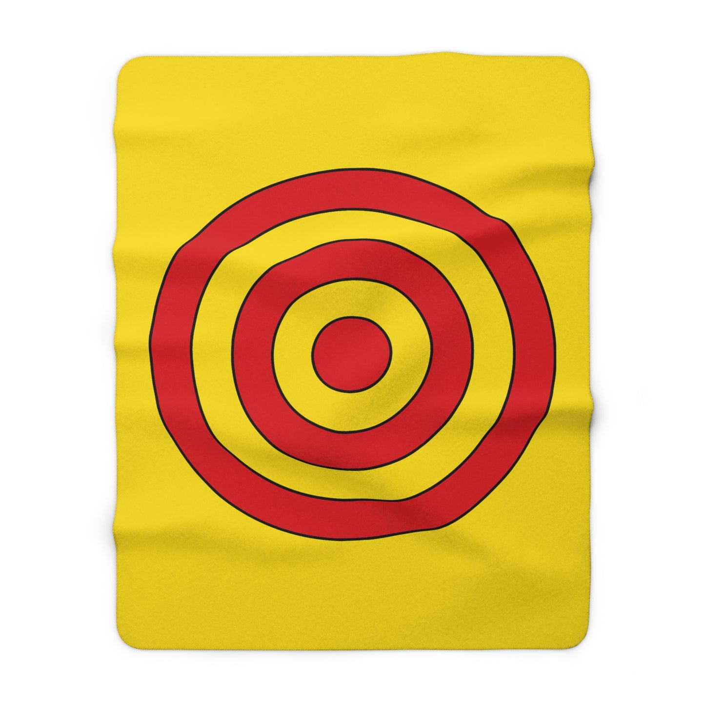 Catalonia Retro Target Blanket Throw