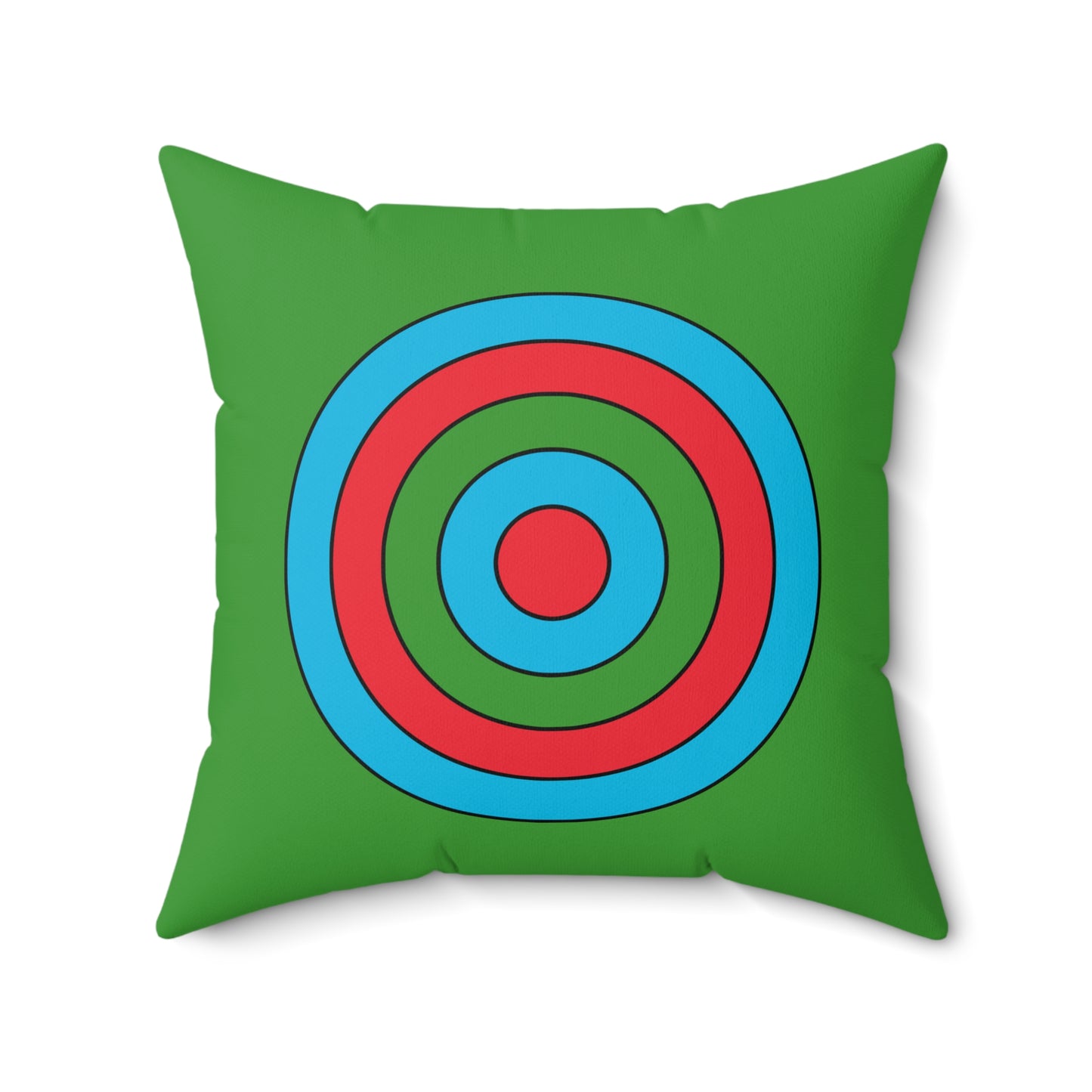 Azerbaijan Retro Target Cushion Pillow