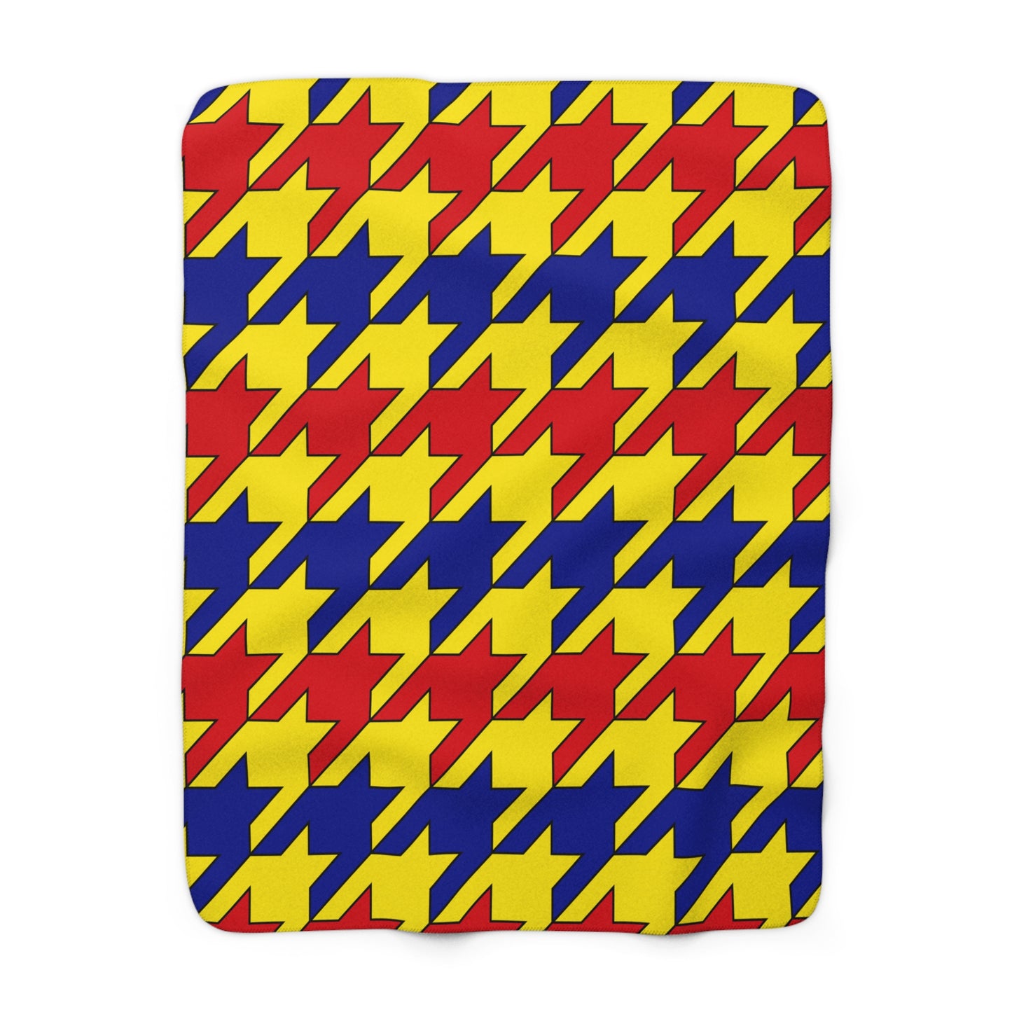 Colombia Retro Houndstooth Blanket Throw