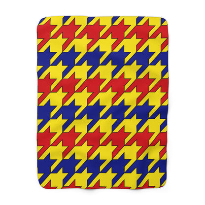 Colombia Retro Houndstooth Blanket Throw