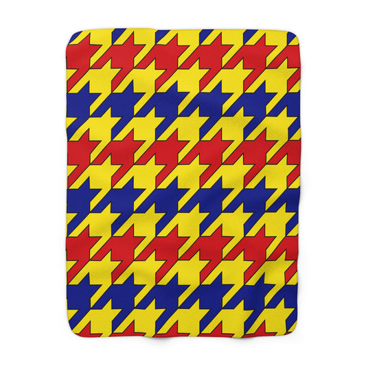 Colombia Retro Houndstooth Blanket Throw