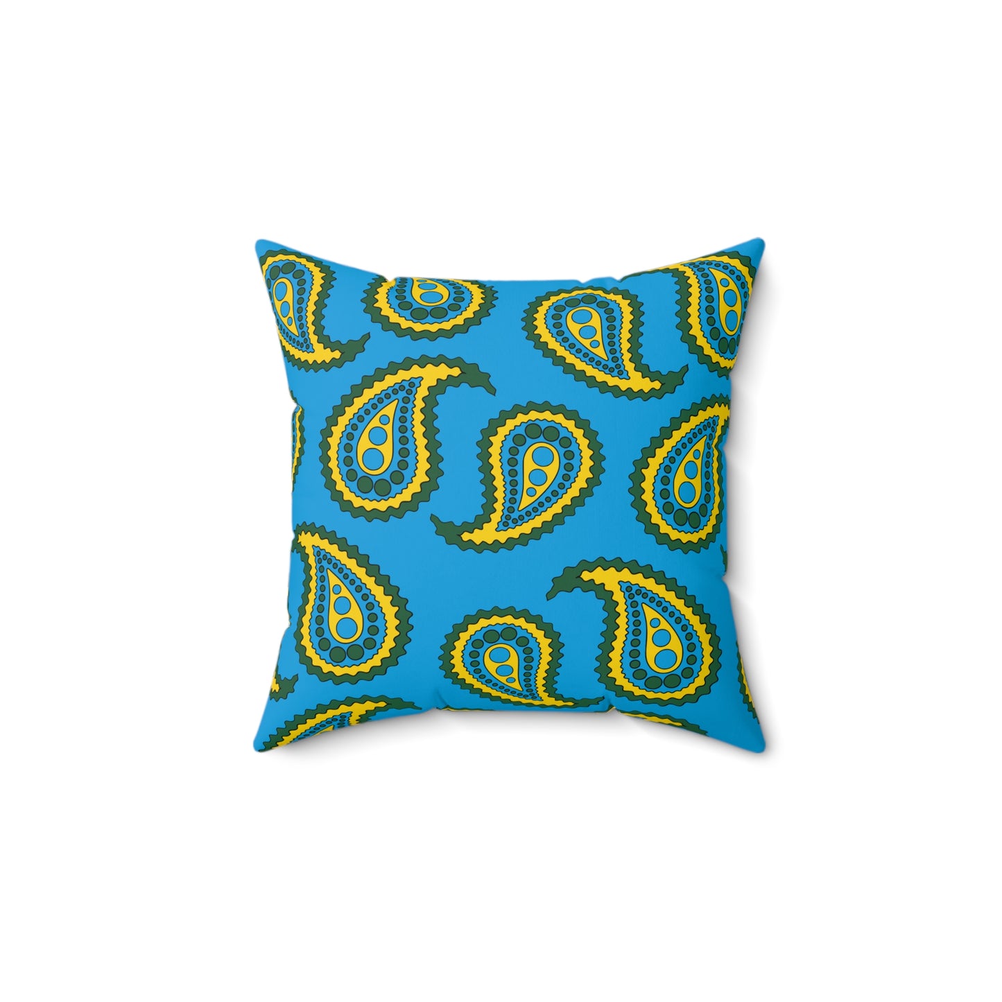 Rwanda Retro Paisley Cushion Pillow