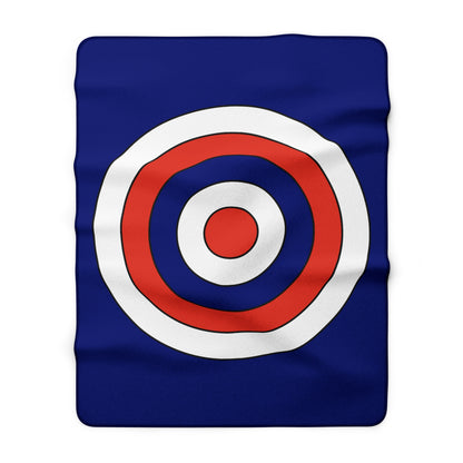 Cabo Verde Retro Target Blanket Throw