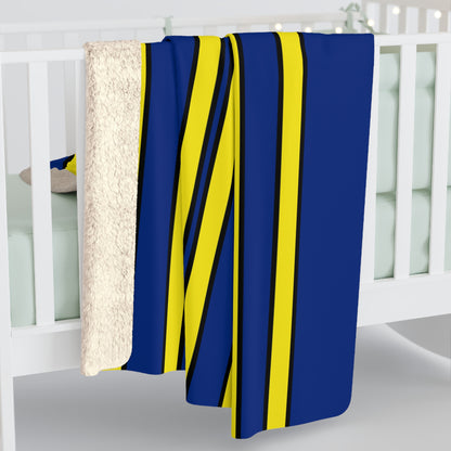 Curacao Retro Stripes Blanket Throw