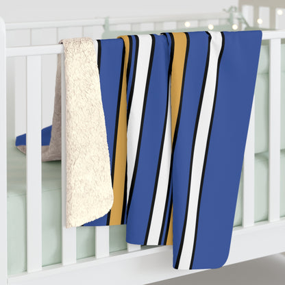 Marshall Islands Retro Stripes Blanket Throw