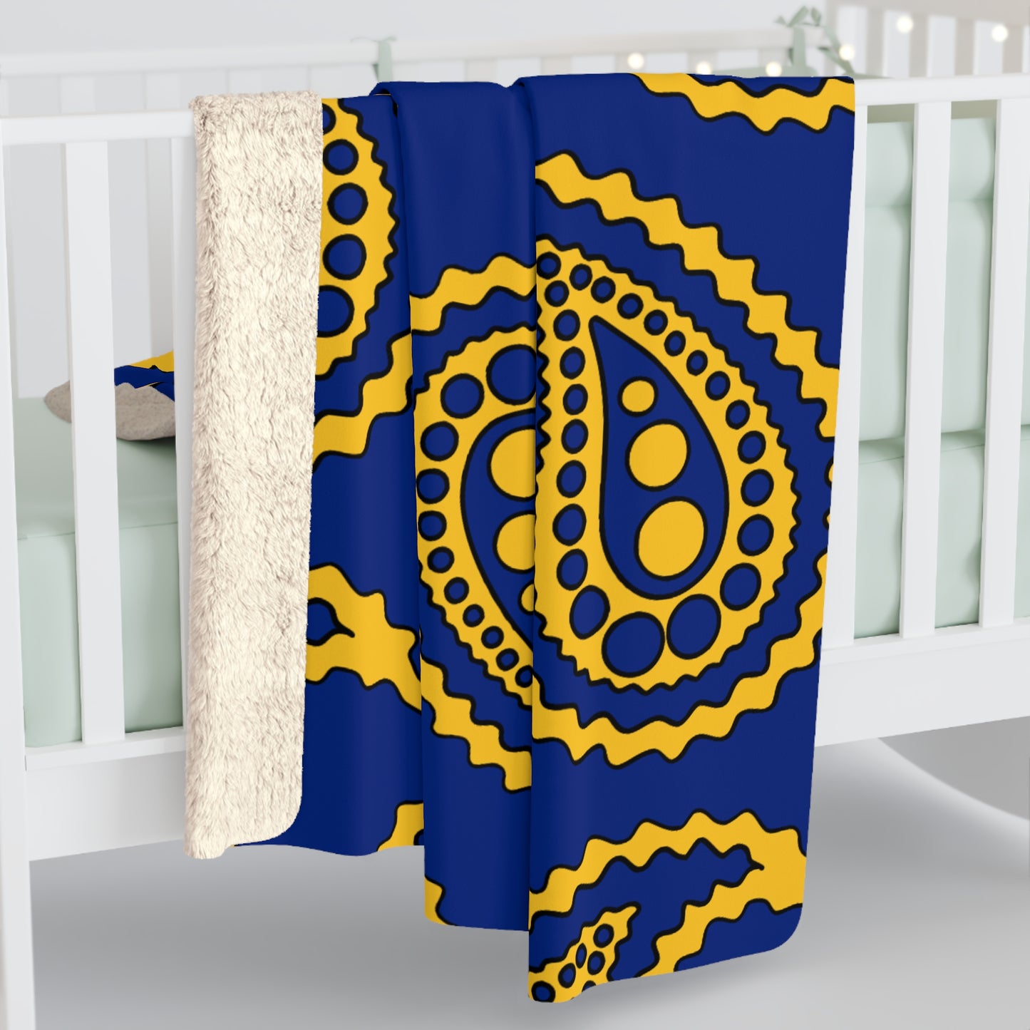 Barbados Retro Paisley Blanket Throw
