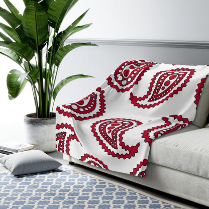 Japan Retro Paisley Blanket Throw