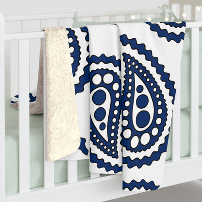 Finland Retro Paisley Blanket Throw