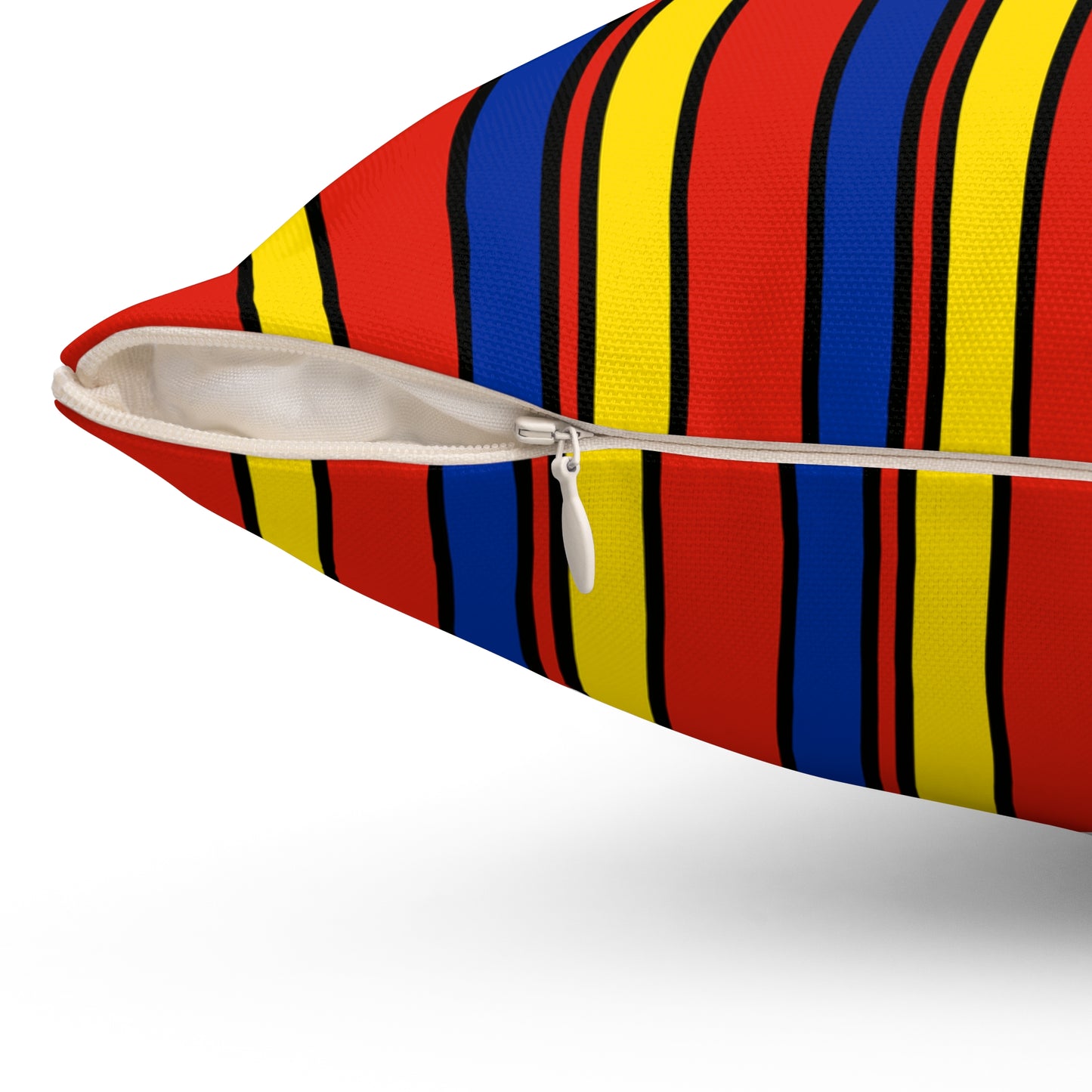 Romania Retro Stripes Cushion Pillow